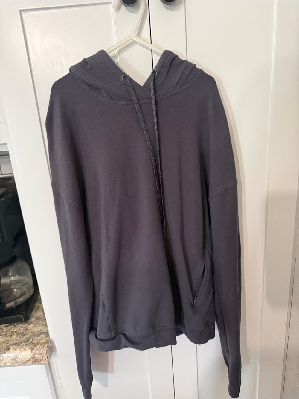 lululemon athletica Charcoal Gray Hooded Pullover Sweatshirt